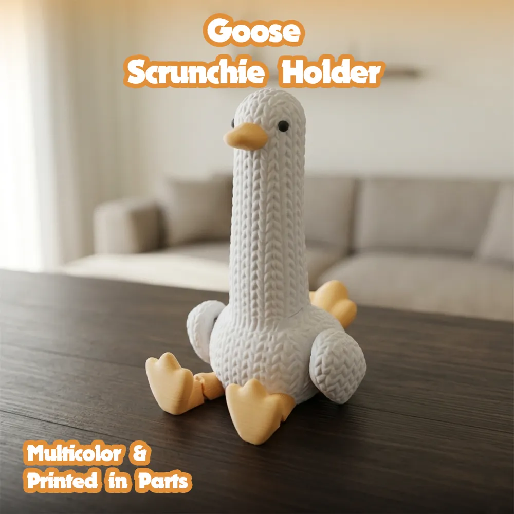 goose-scrunchie-holder-1 Goose Scrunchie Holder – Flexi Articulated 3D Printed Kit Card