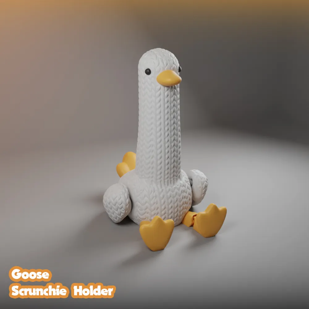 goose-scrunchie-holder-3 Goose Scrunchie Holder – Flexi Articulated 3D Printed Kit Card - Image 3