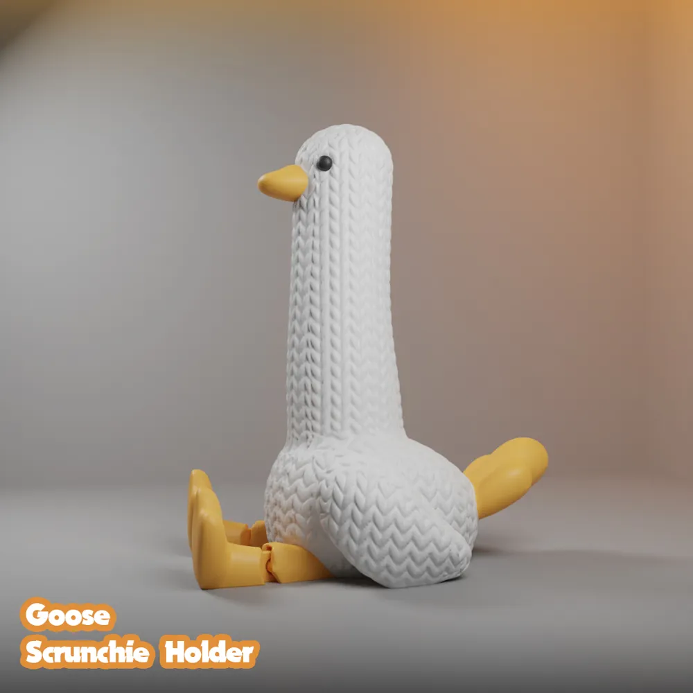 goose-scrunchie-holder-4 Goose Scrunchie Holder – Flexi Articulated 3D Printed Kit Card - Image 4