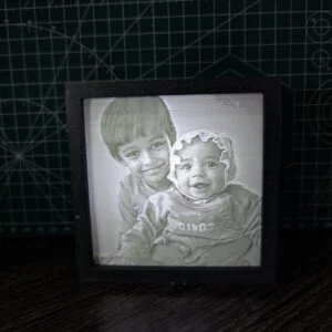 customised lithophane backlit frame